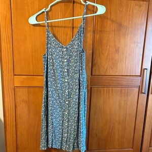 Aerie Blue and Green Patterned Top